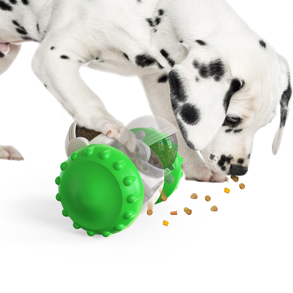 LSC-01 Food Dispensing Cat Chew Toy Interactive Tumbler Dogs Moving Toys Funny Exercise Kitten Teaser Toys for Indoor Pets (with FDA, BPA-Free) - Green LSC-01 Food Dispensing Cat Chew Toy Interactive Tumbler Dogs Moving Toys Funny Exercise Kitten Teaser Toys for Indoor Pets (with FDA, BPA-Free) - Green